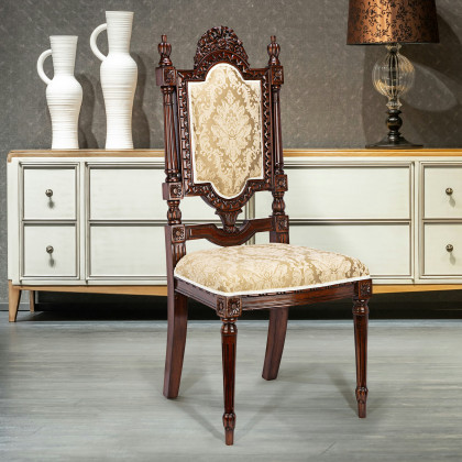 Toscano - Salon des Rosiers Side Chair in Mahogany