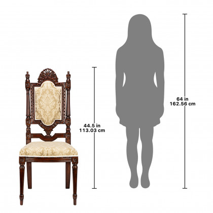 Toscano - Salon des Rosiers Side Chair in Mahogany