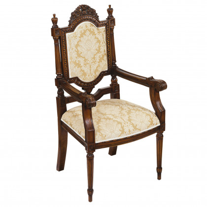 Toscano - Salon des Rosiers Armchair in Mahogany