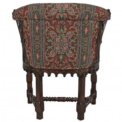 Toscano - Kingsman Manor Dragon Chair in Cherry, Mahogany