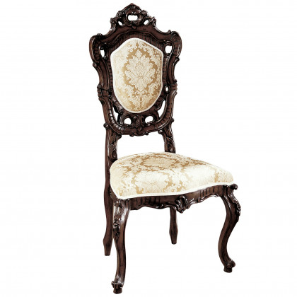 Toscano - Toulon French Rococo Side Chair in Mahogany