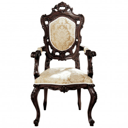 Toscano - Toulon French Rococo Armchair in Mahogany