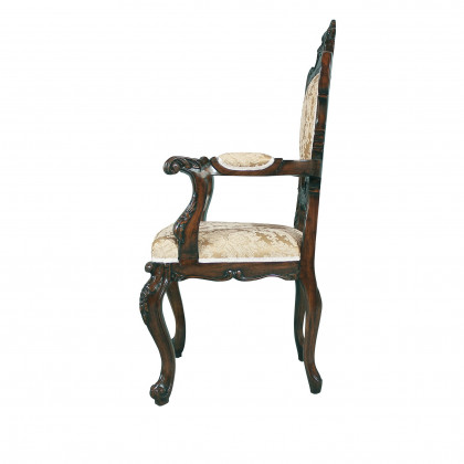 Toscano - Toulon French Rococo Armchair in Mahogany
