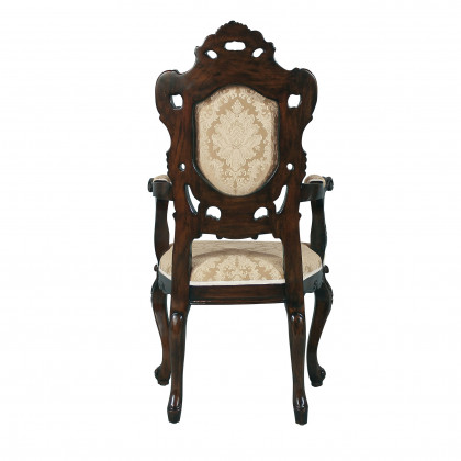 Toscano - Toulon French Rococo Armchair in Mahogany