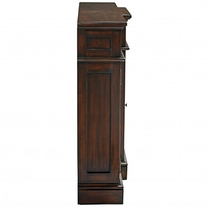 Toscano - Canterbury Abbey Gothic Sideboard Console Table in Cherry, Mahogany