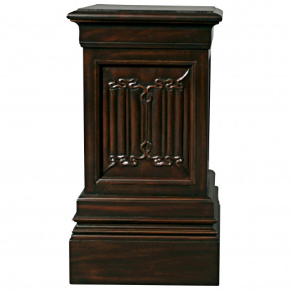 Toscano Canterbury Abbey Linen Fold Gothic Medium Display Pedestal