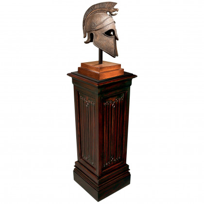 Toscano Canterbury Abbey Linen Fold Gothic Large Display Pedestal