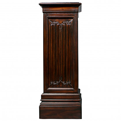 Toscano Canterbury Abbey Linen Fold Gothic Large Display Pedestal