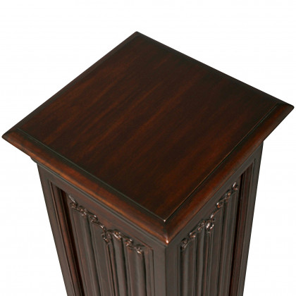 Toscano Canterbury Abbey Linen Fold Gothic Large Display Pedestal