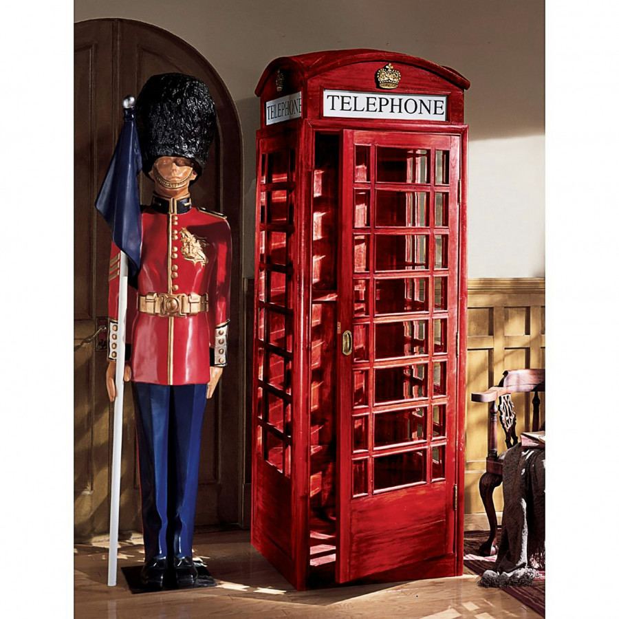 Toscano - Authentic Replica British Telephone Booth in Red