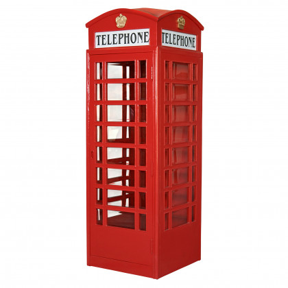 Toscano - Authentic Replica British Telephone Booth in Red