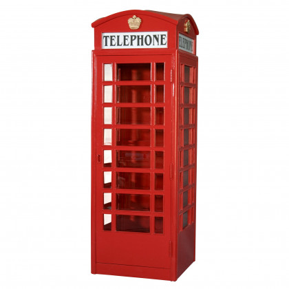 Toscano - Authentic Replica British Telephone Booth in Red