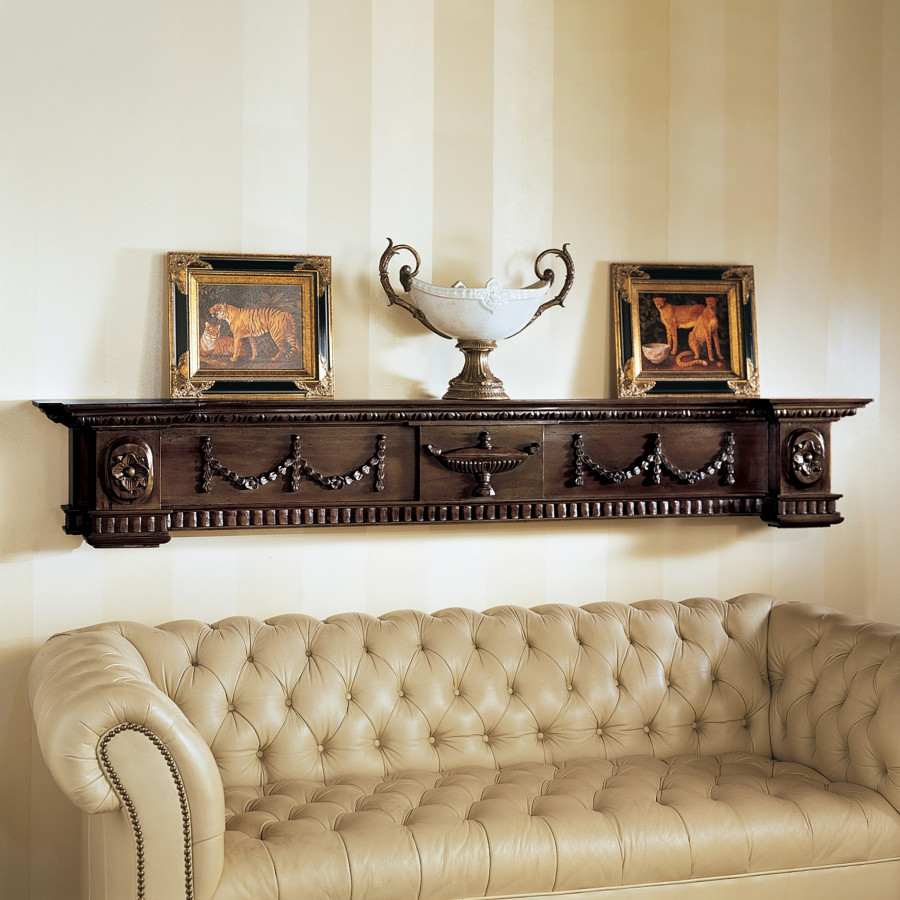 Toscano - The Dunbridge Soupiere Mantel Wall Pediment