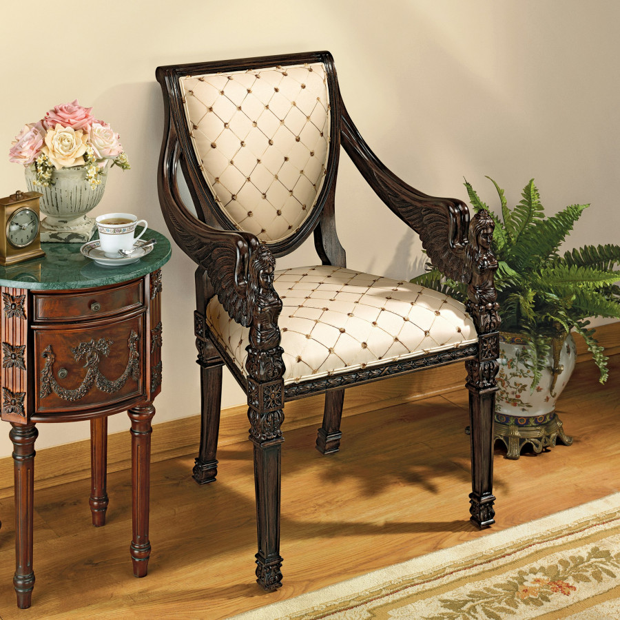 Toscano - Saint Gabriel Armchair in Mahogany
