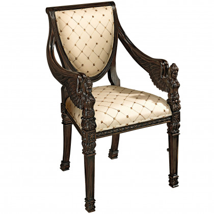 Toscano - Saint Gabriel Armchair in Mahogany