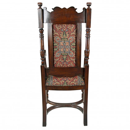 Toscano - Grand Classic Edwardian Dining Armchair in Walnut, Mahogany