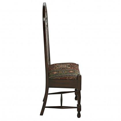 Toscano - Viollet-le-Duc Gothic Cathedral Side Chair in Mahogany
