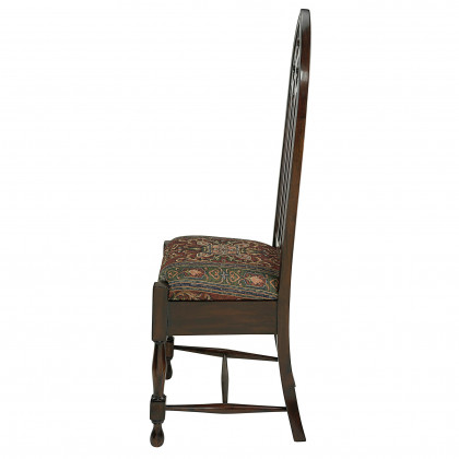 Toscano - Viollet-le-Duc Gothic Cathedral Side Chair in Mahogany