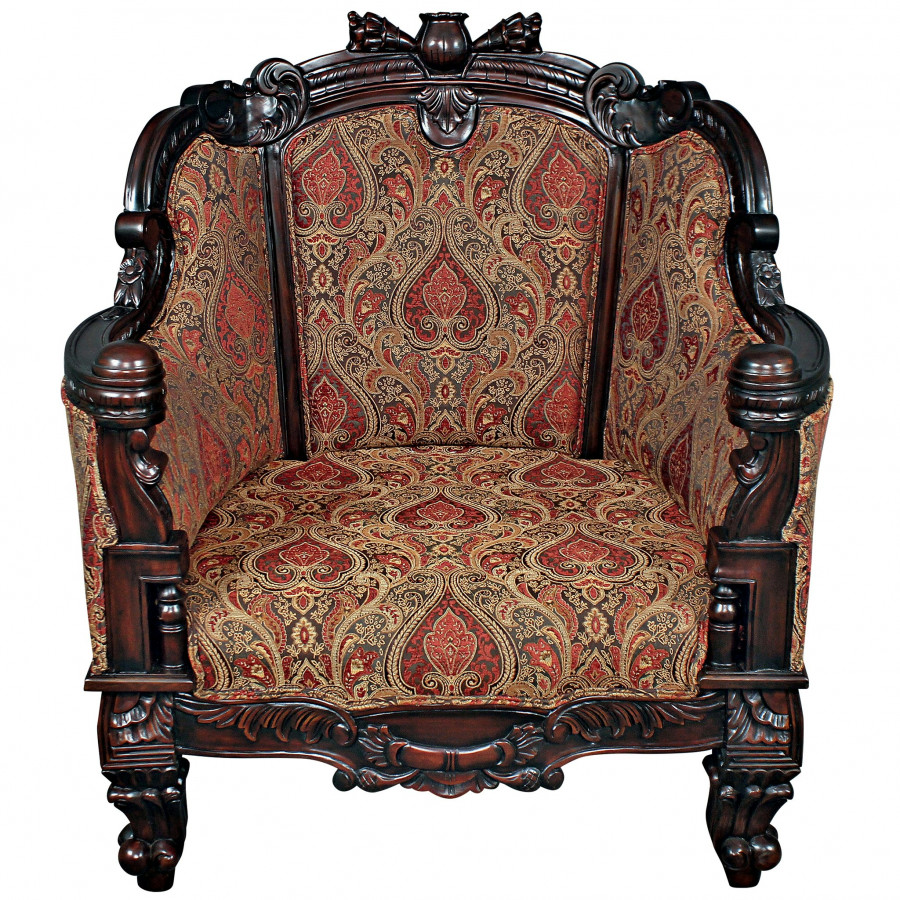 Toscano - Gentlemen’s Drawing Room Armchair in Mahogany