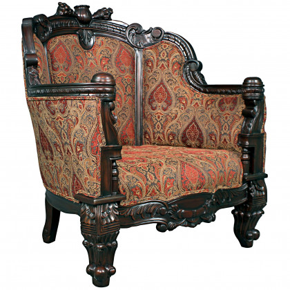 Toscano - Gentlemen’s Drawing Room Armchair in Mahogany