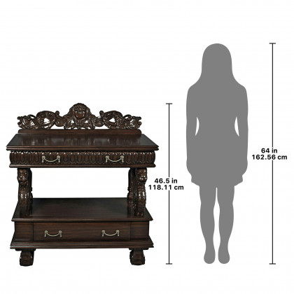 Toscano - The Lord Raffles Winged Lion Buffet Table