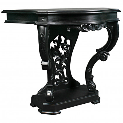 Toscano The Val de Loire Console Table - Ebony, Mahogany