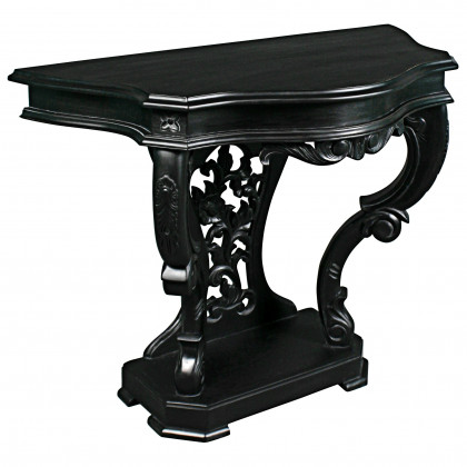Toscano The Val de Loire Console Table - Ebony, Mahogany