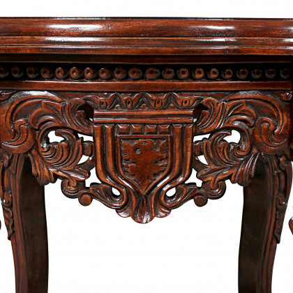 Toscano - Lord Raffles Grande Hall Lion Leg Side Table in Mahogany