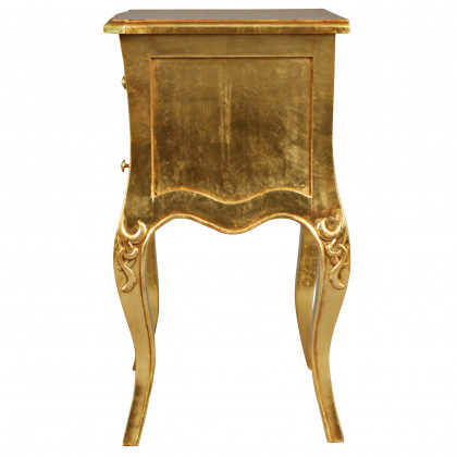 Toscano - Hayworth Gilded Side Table in Mahogany