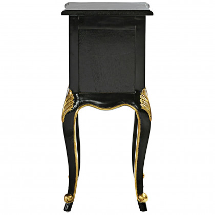 Toscano - Princess Josephine French Baroque Petite Bedside Table in Mahogany