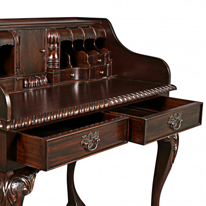Toscano - Le Escritoire Secretary Desk in Cherry, Mahogany