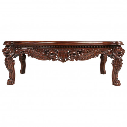 Toscano - The Lord Raffles Grand Hall Coffee Table in Walnut, Mahogany