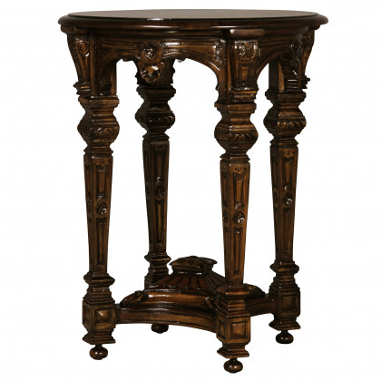 Toscano - Louis XIV Side Table in Mahogany