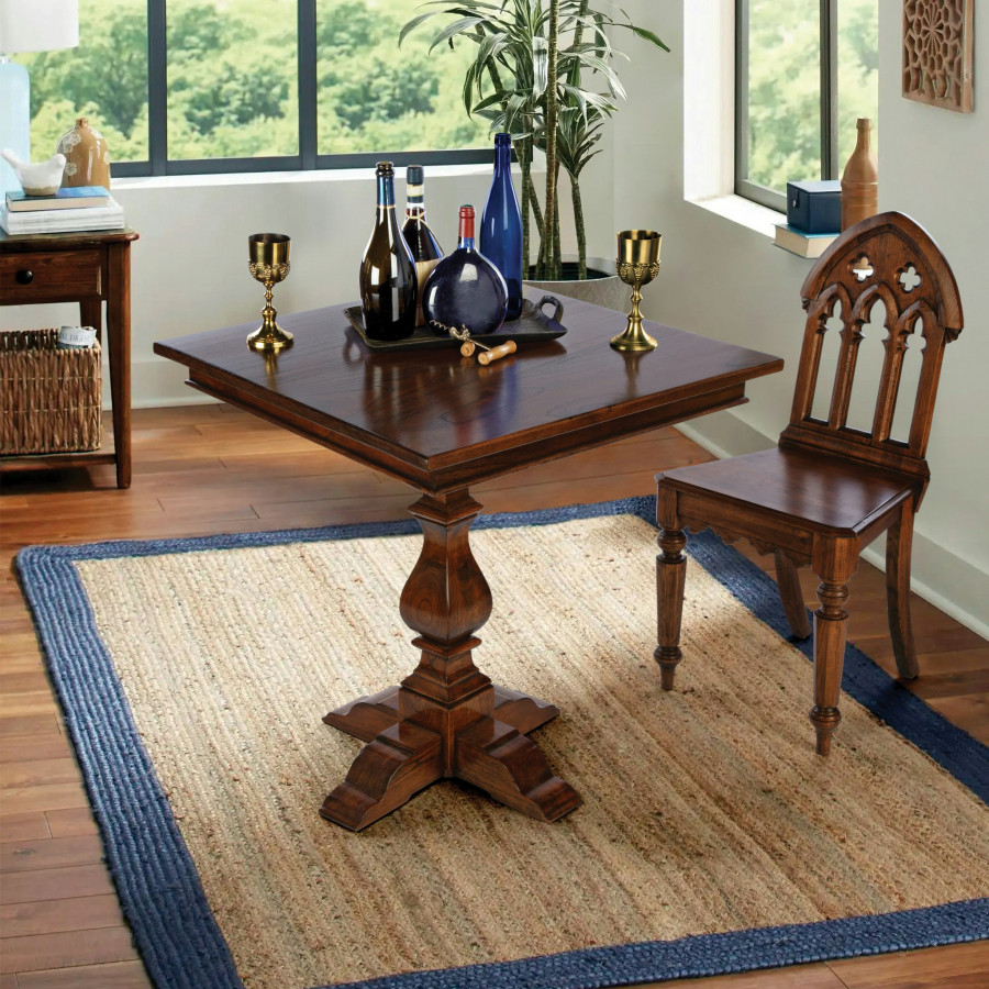 Toscano - Merseyside Pub Pedestal Dining Table in Hardwood