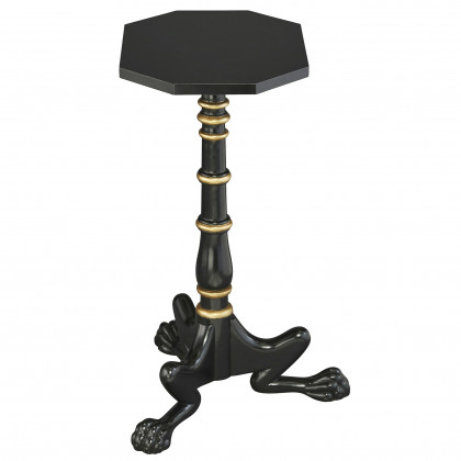Toscano - Hounds Leg Petite Tripod Side Table in Mahogany