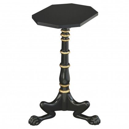 Toscano - Hounds Leg Petite Tripod Side Table in Mahogany