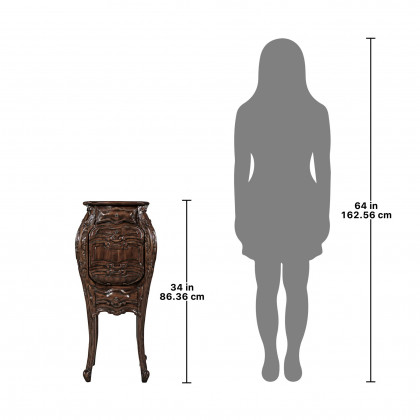 Toscano - San Giacomo Side Table in Mahogany