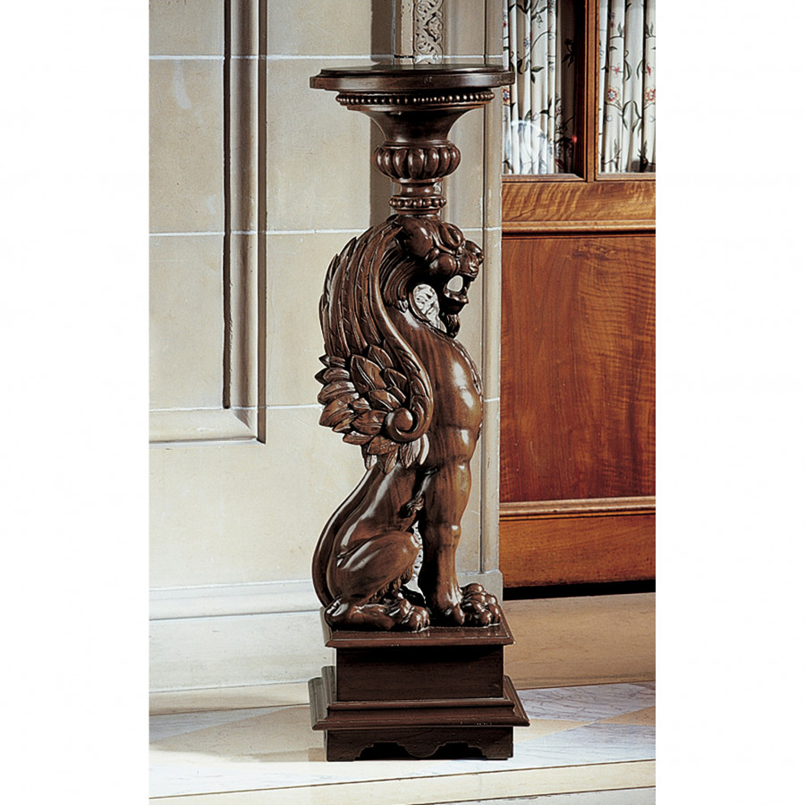 Toscano - English Griffin Pedestal