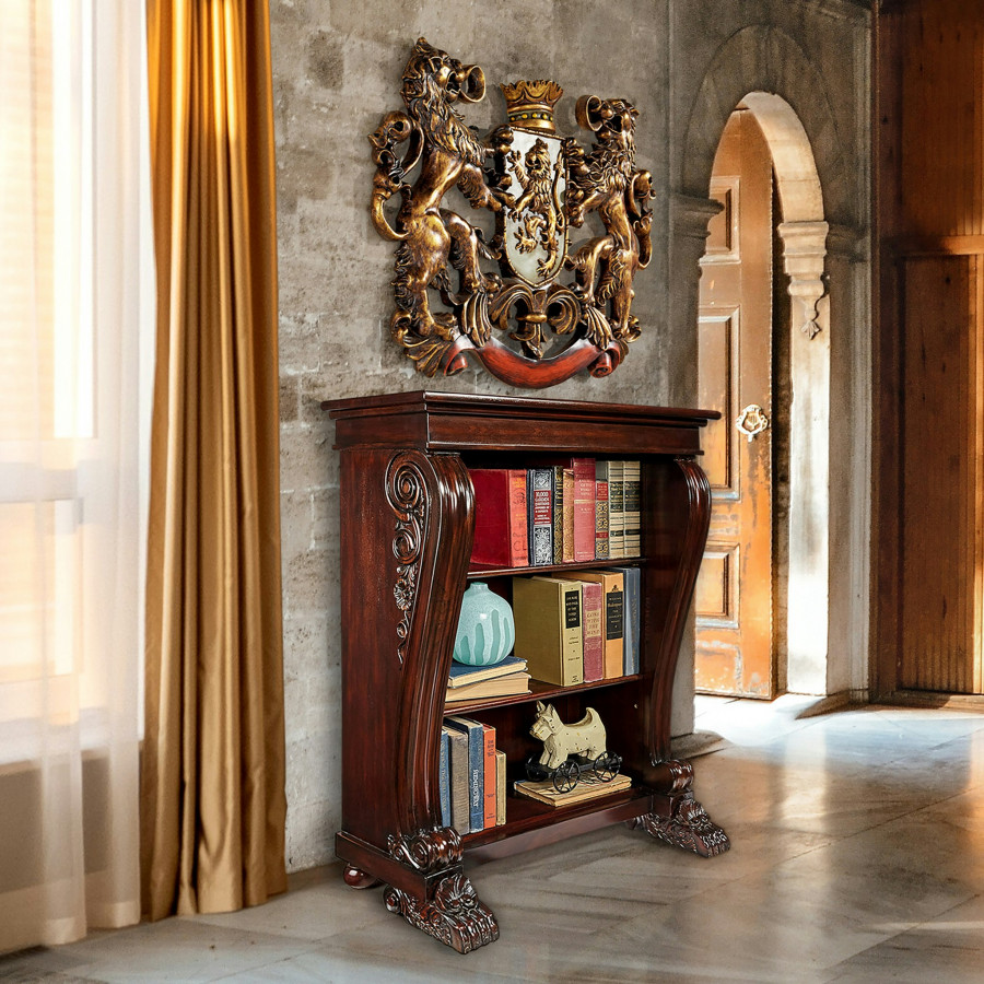 Toscano - George IV 3-Shelf Bookcase in Cherry, Mahogany