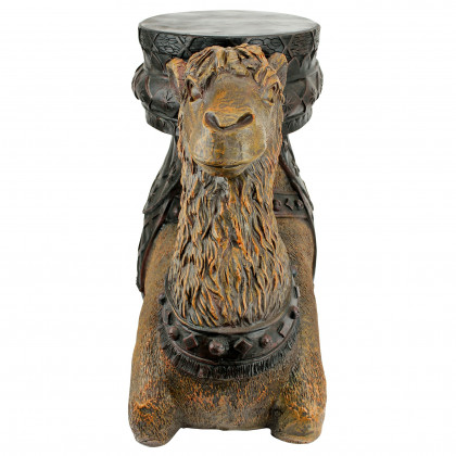 Toscano - The Kasbah Camel Sculptural Side Table in Designer Resin