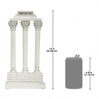 Toscano - Temple of Castor and Pollux Straight Column Statue