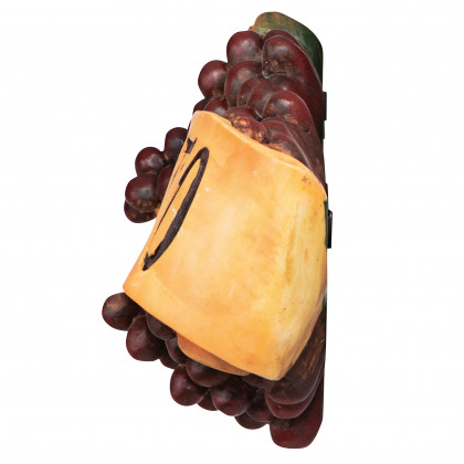 Toscano Abbondanza Italian Sign Grape Wall Sculpture - Buon Appetito