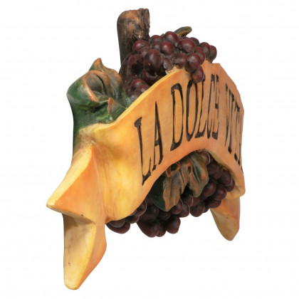 Toscano - La Dolce Vita Italian Sign Grape Wall Sculpture