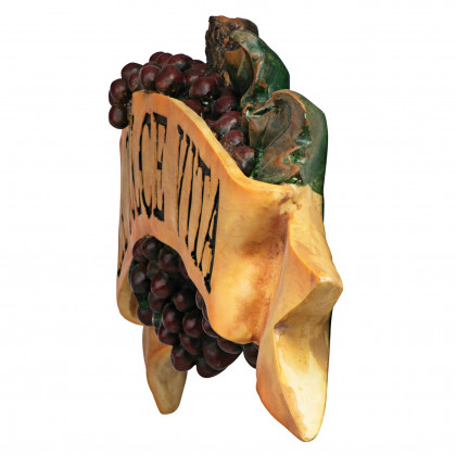 Toscano - La Dolce Vita Italian Sign Grape Wall Sculpture