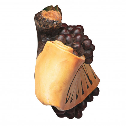 Toscano Abbondanza Italian Sign Grape Wall Sculpture - Cucina