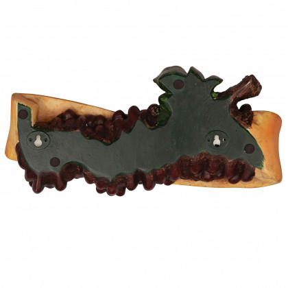 Toscano Abbondanza Italian Sign Grape Wall Sculpture - Cucina