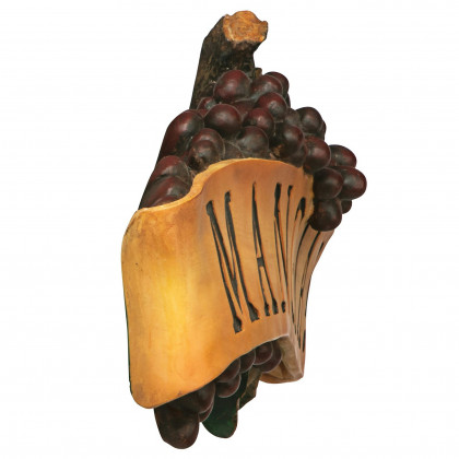 Toscano - Mangia Italian Signs Grape Wall Sculpture