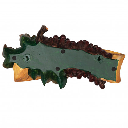Toscano - Mangia Italian Signs Grape Wall Sculpture