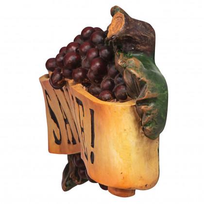Toscano - Salute Italian Signs Grape Wall Sculpture