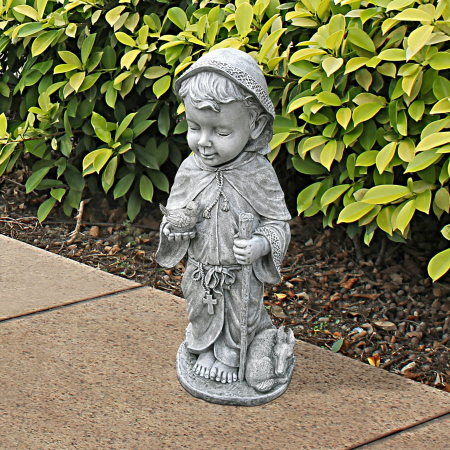 Toscano - Baby Saint Francis Sculpture